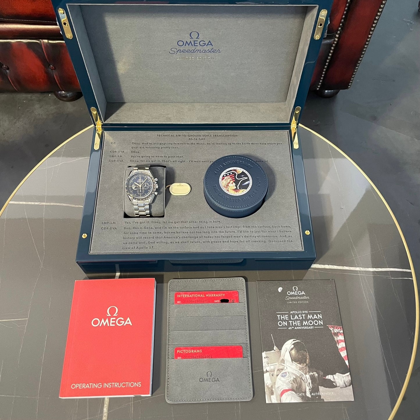 Omega Speedmaster Professional Moonwatch Apollo 17 Limited Edition - 311.30.42.30.03.001