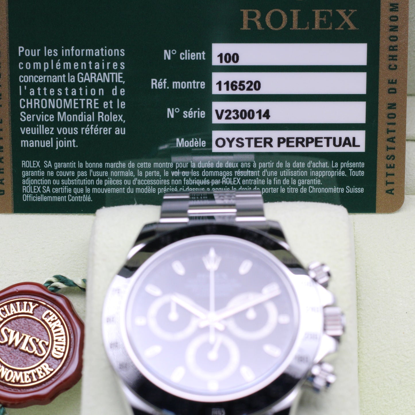 Rolex Daytona - 116520 - LC100 - Unworn NOS
