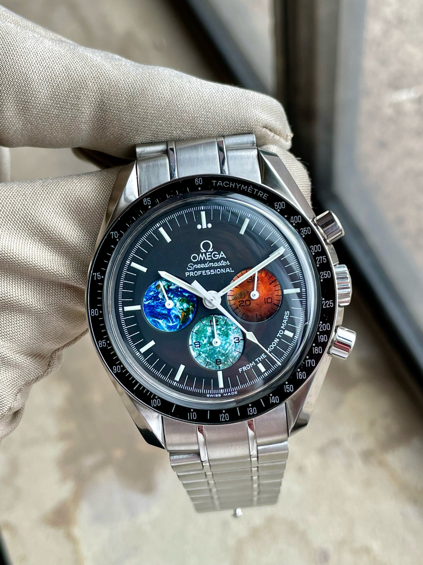 Omega Speedmaster Professional Moonwatch Moon to Mars Limited Edition- 35.77.50.00