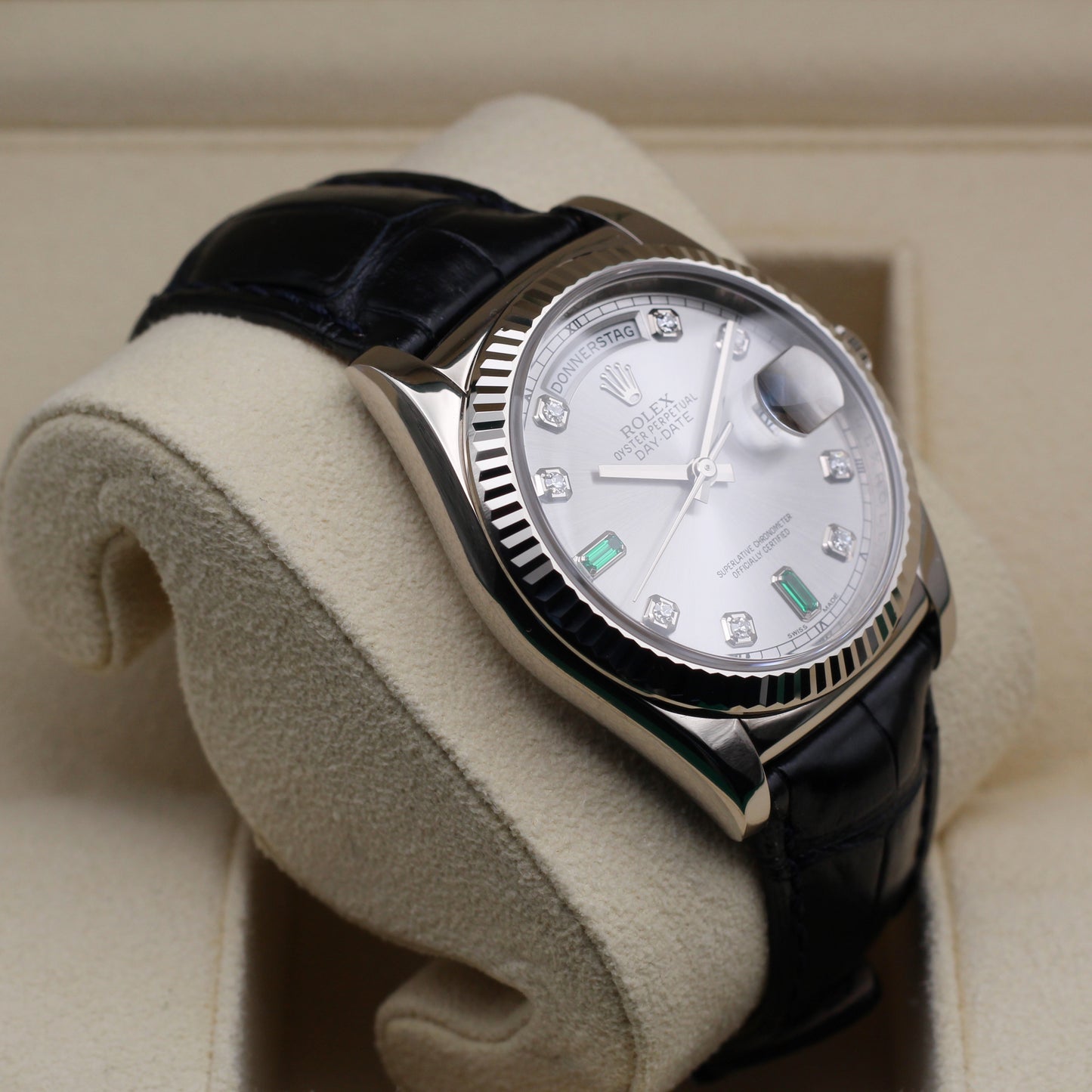 Rolex Day-Date 36 - 118139 - Factory Emerald Dial
