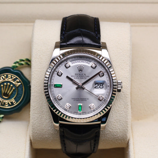 Rolex Day-Date 36 - 118139 - Factory Emerald Dial