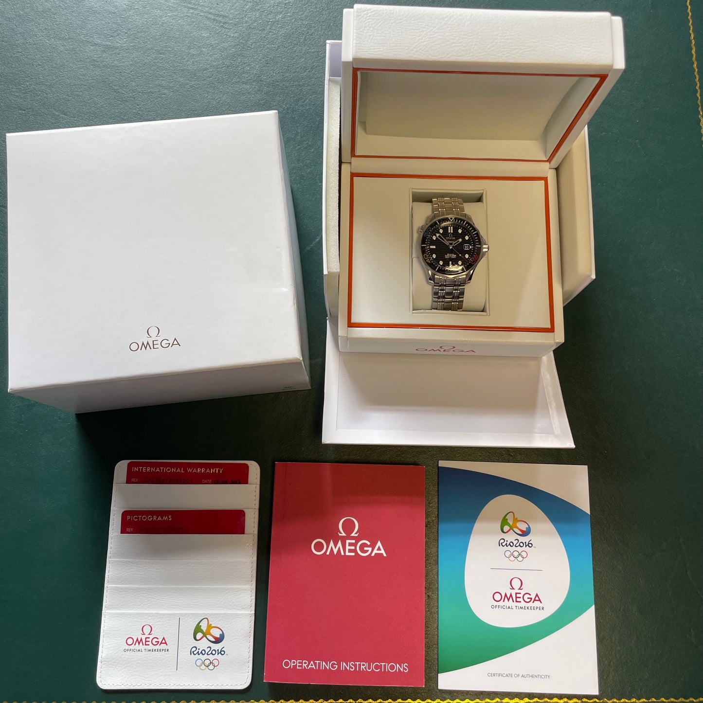 Omega Seamaster Diver 300M Rio 2016 Limited Edition - 522.30.41.20.01.001