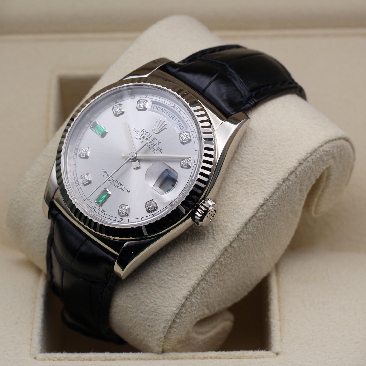 Rolex Day-Date 36 - 118139 - Factory Emerald Dial